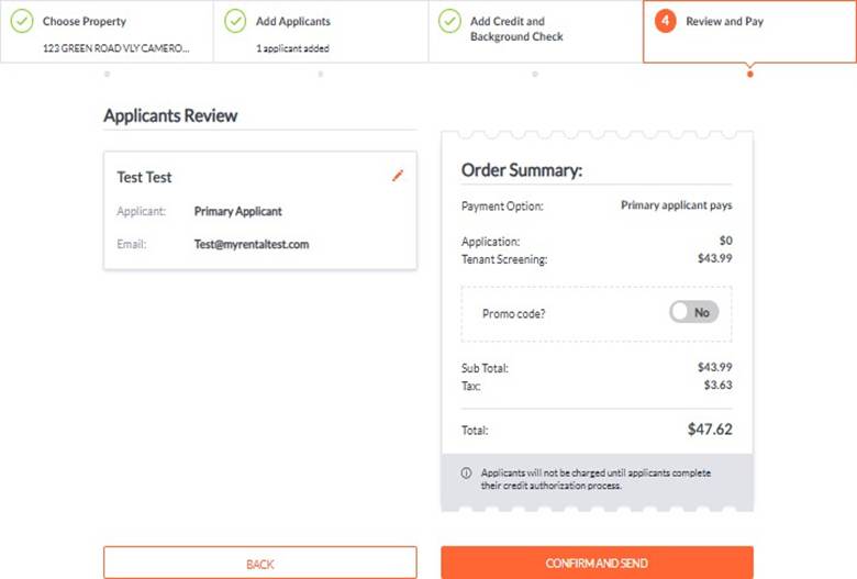 Review and pay